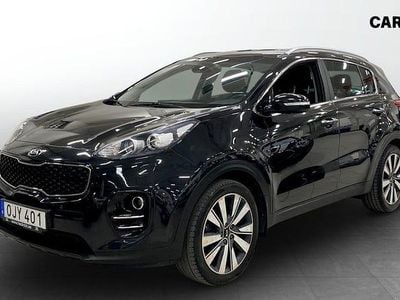 Begagnad Kia Sportage 141 HK (103 kW) 2017 Svart SUV