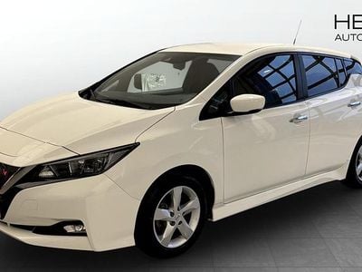 Begagnad Nissan Leaf 110 kW (150 HK) 2019 Vit Halvkombi