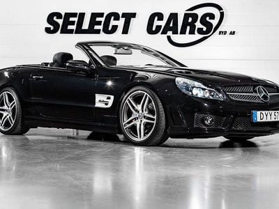 Begagnad Mercedes SL63 AMG AMG 525 HK (386 kW) 2008 Svart Cab