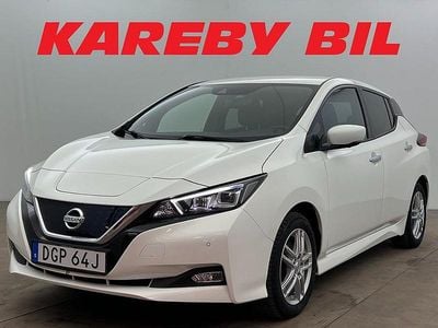 Vit Begagnad 2021 Nissan Leaf 360º Halvkombi | 134 900 kr (Bra pris)
