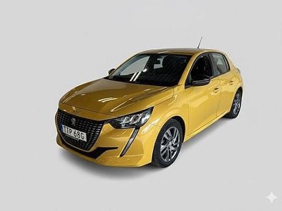 Begagnad Peugeot 208 Active 75 HK (55 kW) 2022 Gul metallic Halvkombi