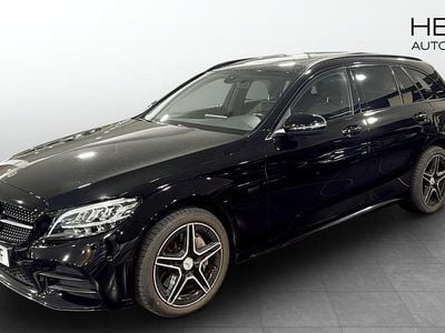 Svart Begagnad 2019 Mercedes C300e AMG Kombi | 290 000 kr (Dyr)
