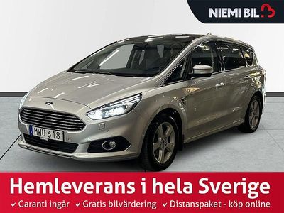 Grå Begagnad 2015 Ford S-MAX S Minibuss | 234 900 kr (Dyr)