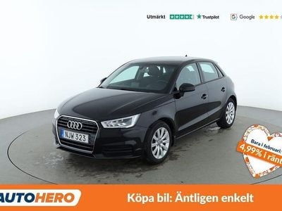 Begagnad Audi A1 Sportback 95 HK (69 kW) 2016 Svart Halvkombi
