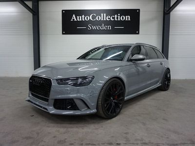 begagnad Audi A6 RS 6 Performance 605hk Svensksåld Carbon Nardo Grå