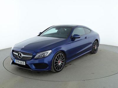 Blå Begagnad 2015 Mercedes C180 AMG line Sportkupé | 197 000 kr (Marknadspris)