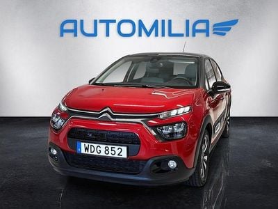 Begagnad Citroën C3 PureTech 83 HK (61 kW) 2024 Röd Halvkombi