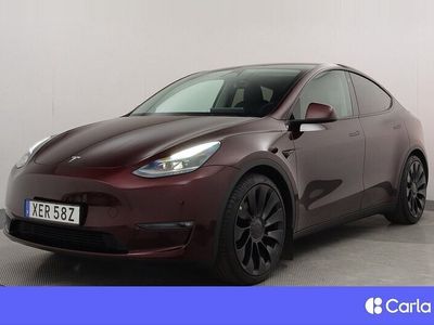 begagnad Tesla Model Y Performance AWD Full Self Drive Pano V-hjul 2023, SUV