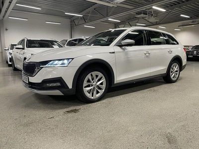 Vit Begagnad 2022 Skoda Octavia Scout Kombi | 294 900 kr (Lite dyr)