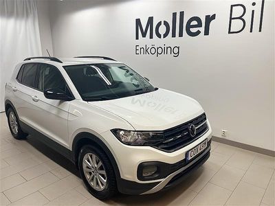 Pure white Begagnad 2023 VW T-Cross Design SUV | 194 800 kr (Marknadspris)
