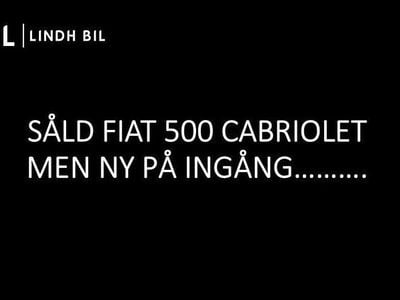 Begagnad Fiat 500C Lounge 69 HK (50 kW) 2019 Röd Cab