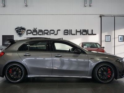 begagnad Mercedes A45 AMG AMGPano Skalstolar Aero Max Specs 422hk