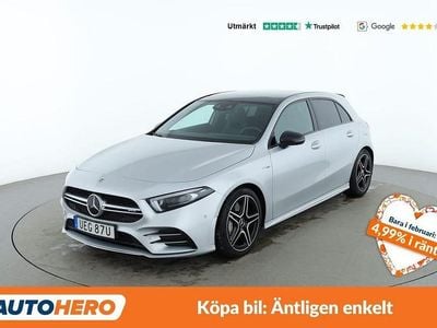 Begagnad Mercedes A35 AMG AMG 310 HK (228 kW) 2021 Silver Halvkombi