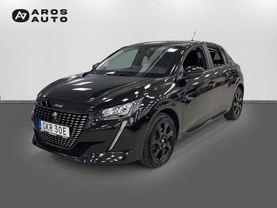 Svart Begagnad 2022 Peugeot 208 Active Halvkombi | 169 900 kr (Marknadspris)