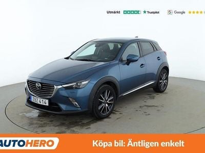Begagnad Mazda CX-3 Exclusive-Line 121 HK (88 kW) 2017 Blå SUV