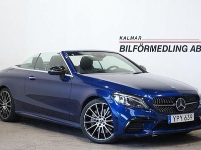 Begagnad Mercedes C300 AMG Line Premium Plus 258 HK (189 kW) 2018 Blå Cab