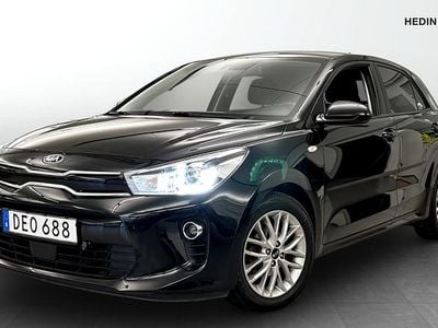 Begagnad Kia Rio 83 HK (61 kW) 2018 Svart Halvkombi