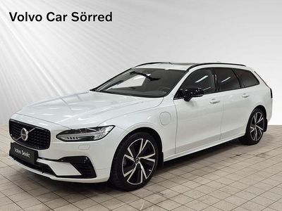 Begagnad Volvo V90 R-Design 341 HK (250 kW) 2021 Vit Kombi