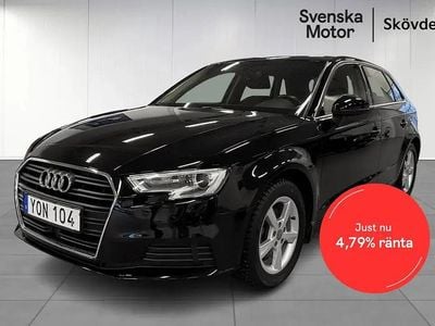 Svart Begagnad 2018 Audi A3 Proline | 169 200 kr (Marknadspris)