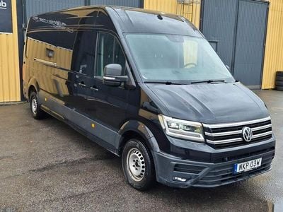Svart Begagnad 2019 VW Crafter Trendline Van | 289 900 kr (Marknadspris)