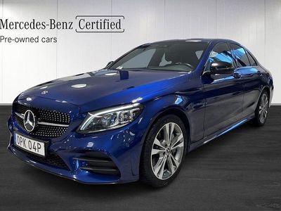 Blå Begagnad 2021 Mercedes C300 AMG Sedan | 319 900 kr (Marknadspris)