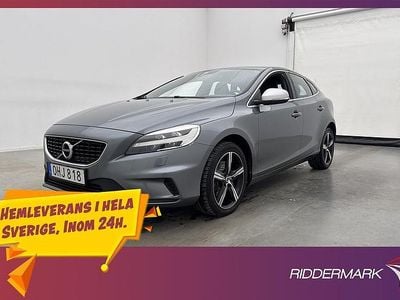 Grå Begagnad 2016 Volvo V40 R-Design Halvkombi | 154 800 kr (Marknadspris)