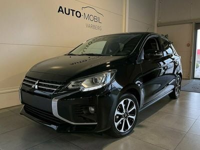 Begagnad Mitsubishi Space Star 71 HK (52 kW) 2022 Svart Halvkombi