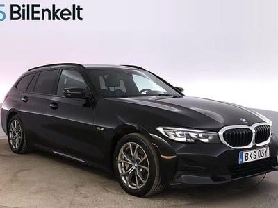 Begagnad BMW 330e Sport Line 184 HK (135 kW) 2021 Svart Kombi
