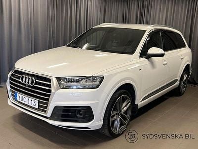 Begagnad Audi Q7 S-Line 286 HK (210 kW) 2018 Vit SUV