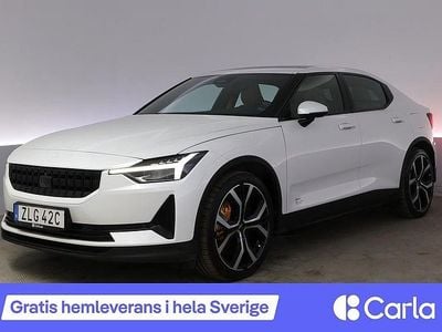 Begagnad Polestar 2 Performance 350 kW (476 HK) 2021 Vit Halvkombi