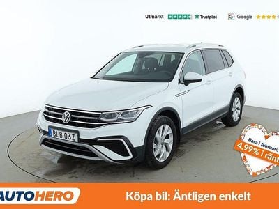 Vit Begagnad 2022 VW Tiguan Allspace Elegance SUV | 370 000 kr (Marknadspris)