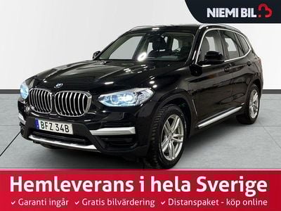 Svart Begagnad 2021 BMW X3 SUV | 309 900 kr
