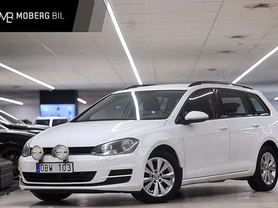 Begagnad VW Golf VII Style 105 HK (77 kW) 2013 Vit Kombi