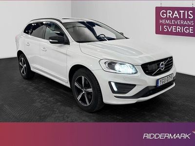 begagnad Volvo XC60 D4 AWD R-Design VOC Kamera GPS BLIS Välserv 2017, SUV