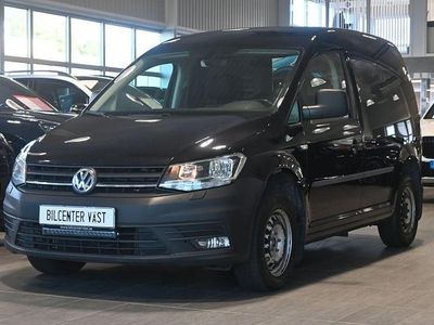 Svart Begagnad 2020 VW Caddy Minibuss | 149 000 kr (Marknadspris)
