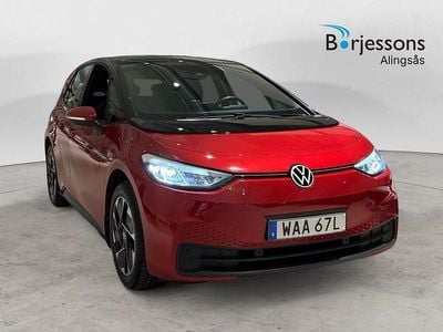Röd Begagnad 2023 VW ID.3 Pro Performance Halvkombi | 269 900 kr (Bra pris)