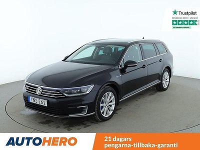 Svart Begagnad 2017 VW Passat GTE Kombi | 164 000 kr (Marknadspris)