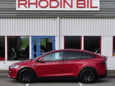 Röd Begagnad 2022 Tesla Model X Plaid SUV | 849 700 kr