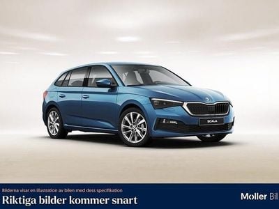 Begagnad Skoda Scala Style 150 HK (110 kW) 2022 Blå Halvkombi