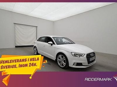 Begagnad Audi A3 Sport 150 HK (110 kW) 2019 Vit Sedan
