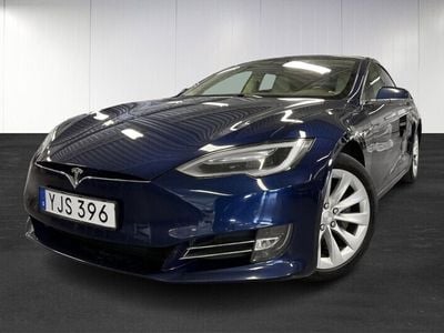 Begagnad Tesla Model S 350 kW (476 HK) 2017 Blå Halvkombi