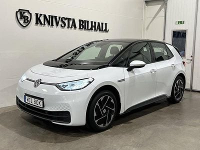 Begagnad VW ID.3 Pro Performance 150 kW (204 HK) 2021 Vit Halvkombi