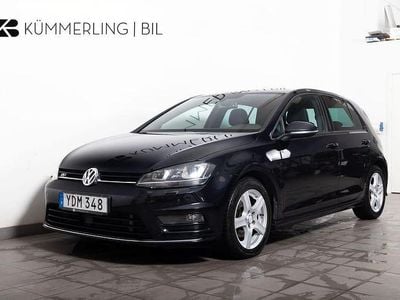 Begagnad VW Golf VII R-line 151 HK (111 kW) 2016 Svart Halvkombi