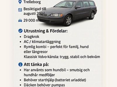 Begagnad 2004 Volvo V70 Kombi | 20 000 kr