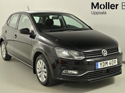 Svart Begagnad 2016 VW Polo Halvkombi | 89 000 kr (Marknadspris)