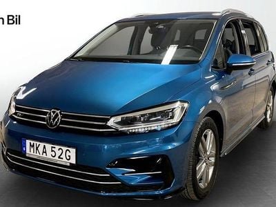 Begagnad VW Touran R-line 150 HK (110 kW) 2021 Blå Minibuss