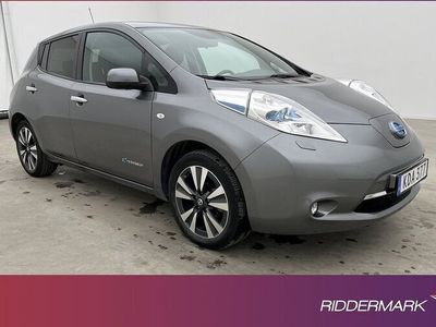 begagnad Nissan Leaf 30 kWh Tekna 360 Kamera Rattvärme Skinn 2017, Halvkombi