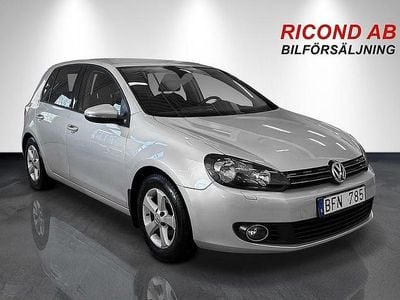 Begagnad VW Golf VI 105 HK (77 kW) 2011 Brun Halvkombi