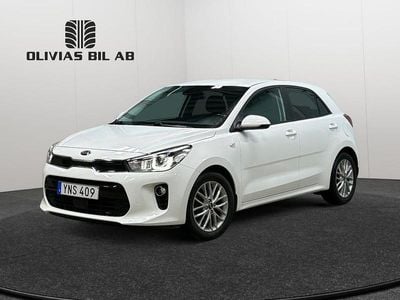 Vit Begagnad 2018 Kia Rio Advance Halvkombi | 109 400 kr (Bra pris)