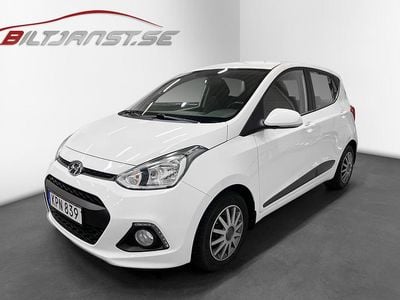 Begagnad Hyundai i10 Premium 87 HK (63 kW) 2015 Vit Halvkombi